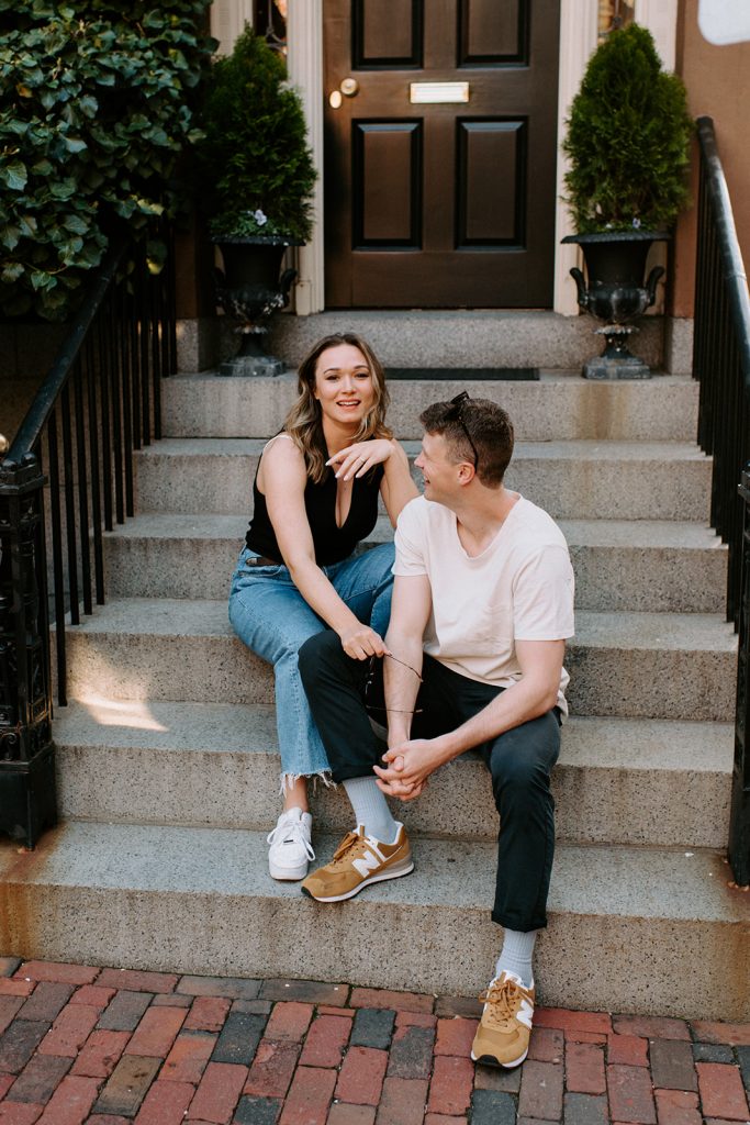 engagement session in beacon hill