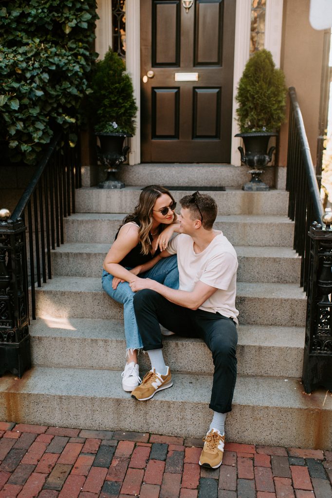 engagement session in beacon hill