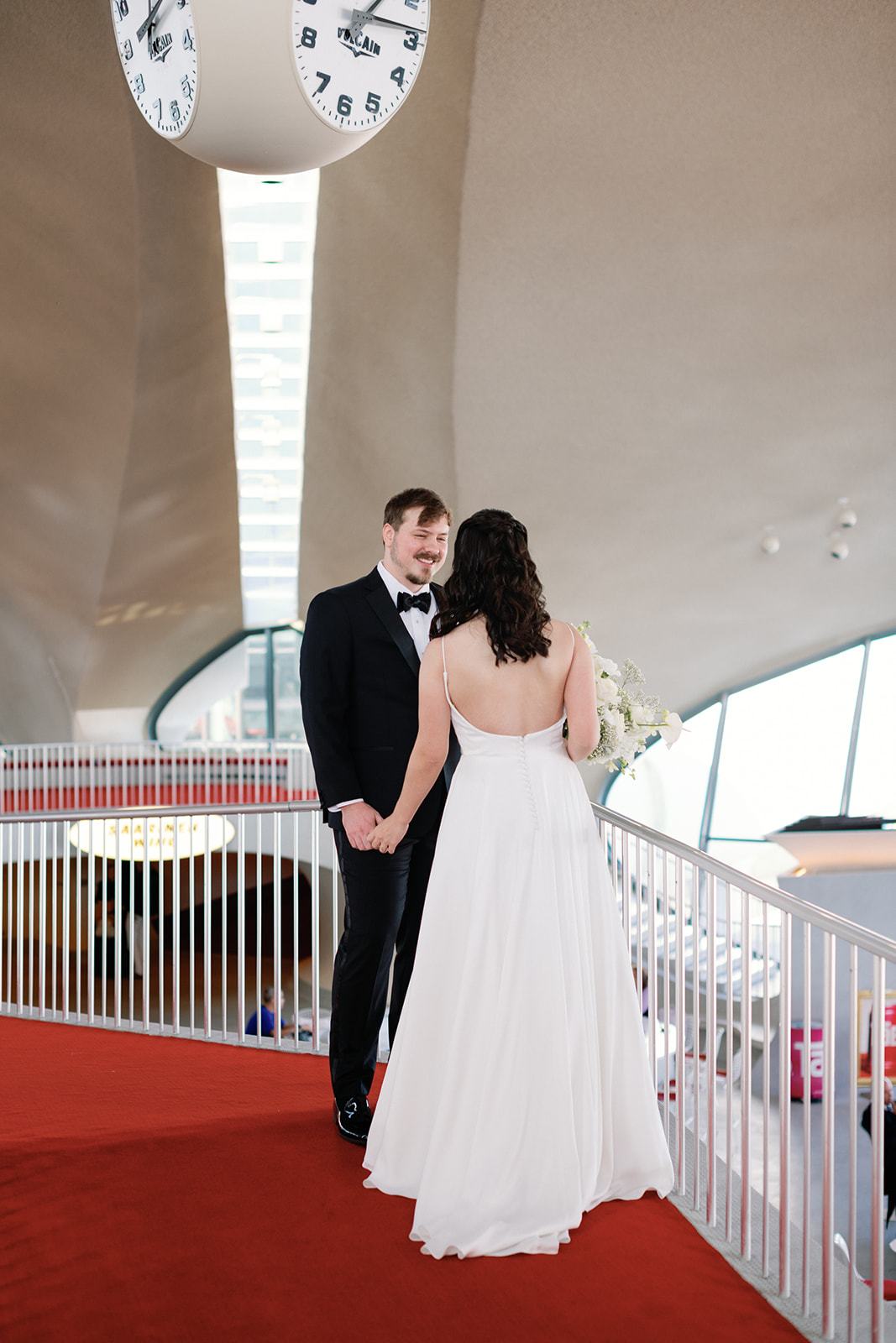 New York Wedding at the TWA Hotel | Lara & Ilya | Hope Allison Photography