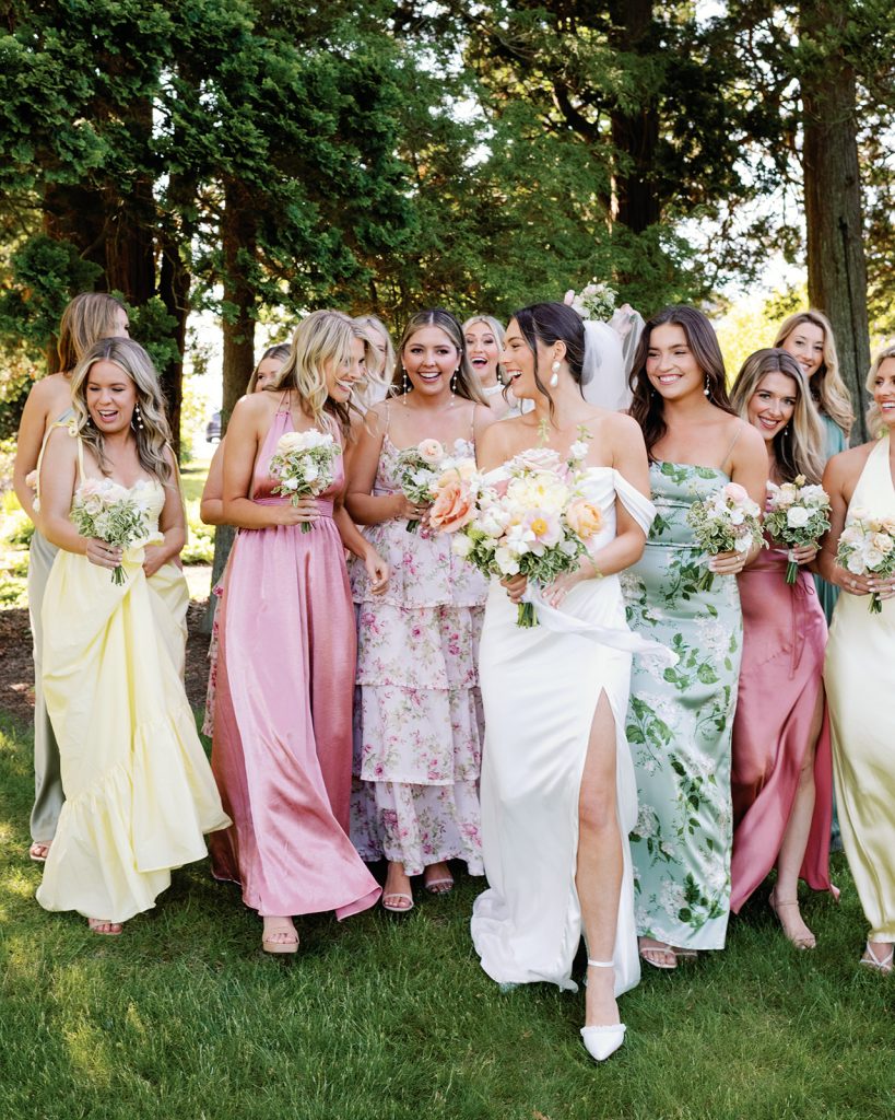Colorful Wedding at Castle Hill Inn
