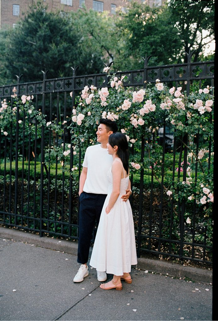 NYC engagement photos in the west village