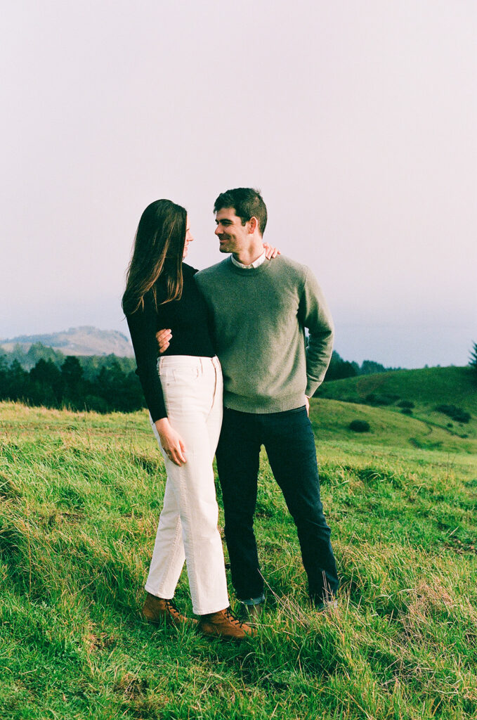 Mt. Tamalpais engagement photos