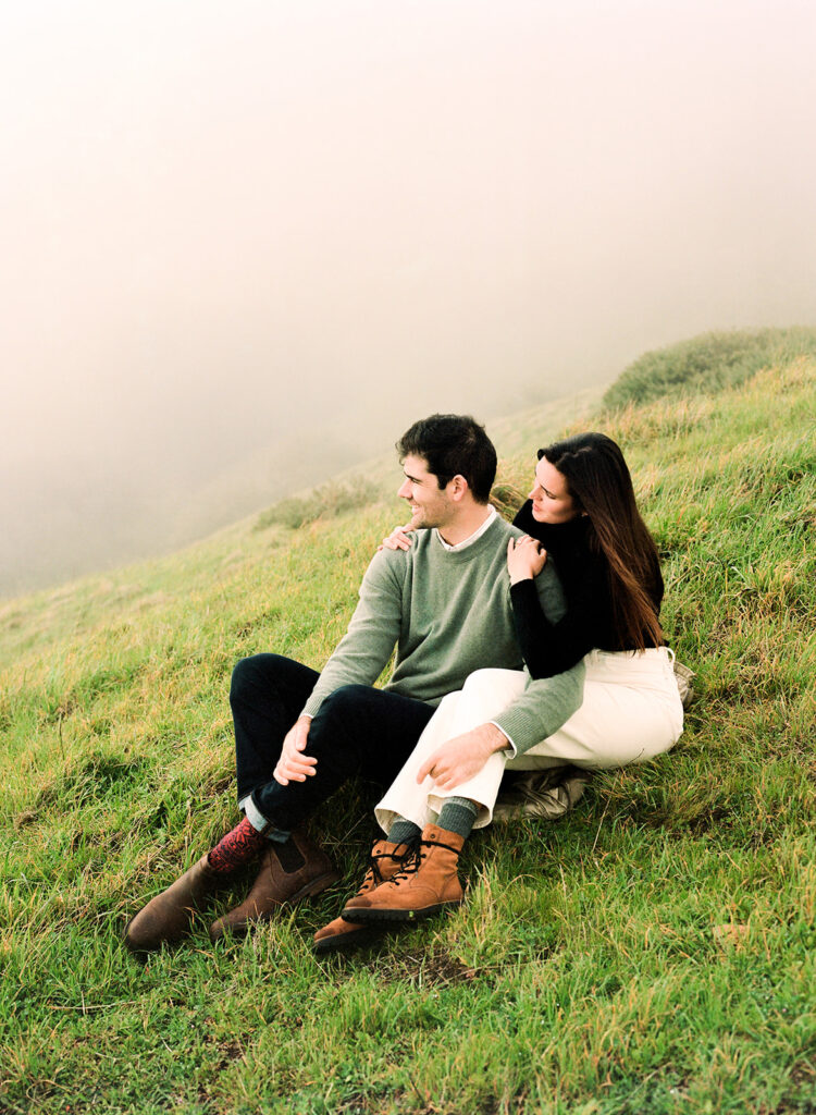 Mt. Tamalpais engagement photos