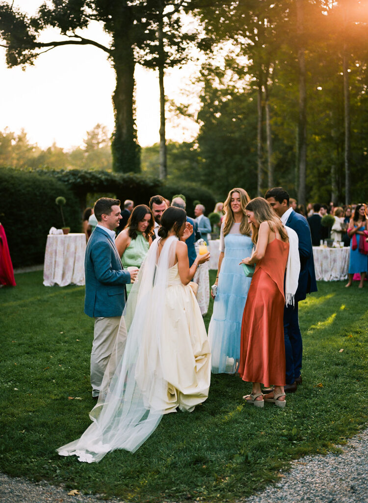 colorful summer wedding at Chesterwood