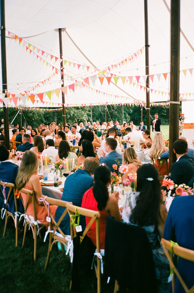 colorful summer wedding at Chesterwood