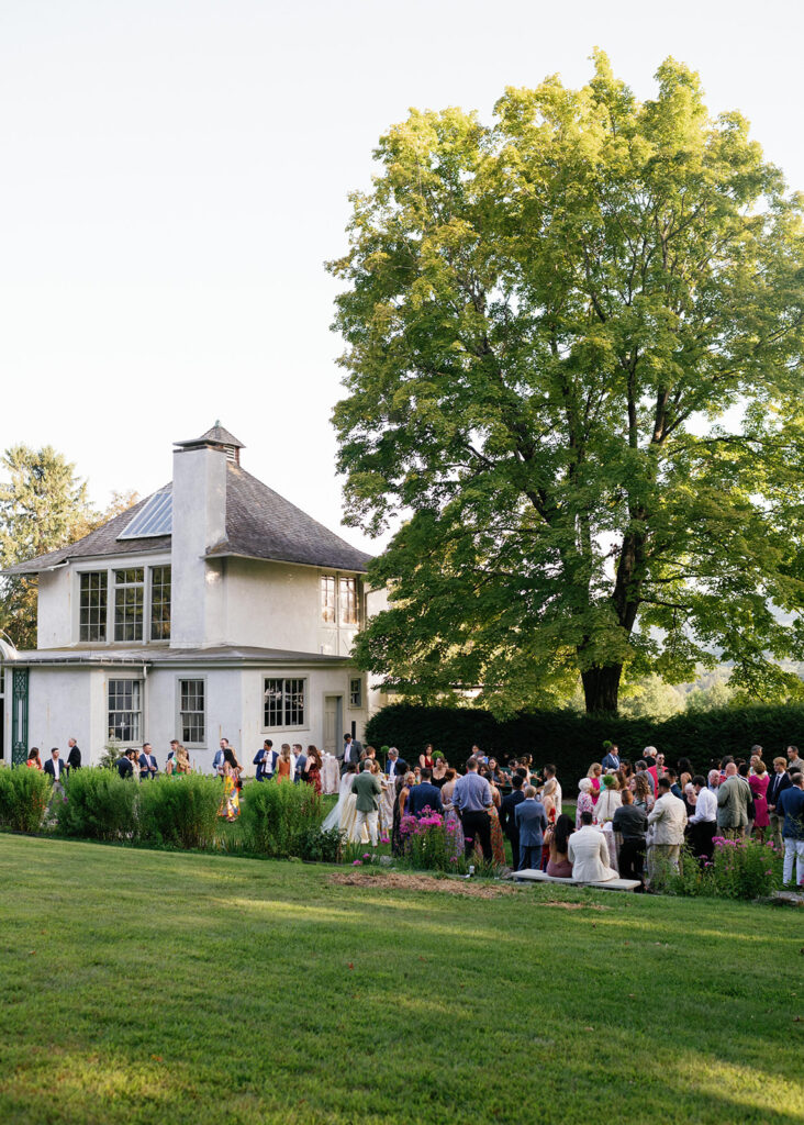 colorful summer wedding at Chesterwood