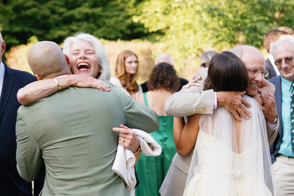 colorful summer wedding at Chesterwood