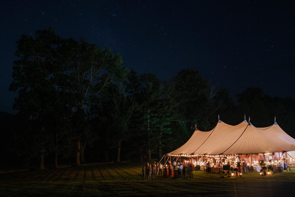 colorful summer wedding at Chesterwood