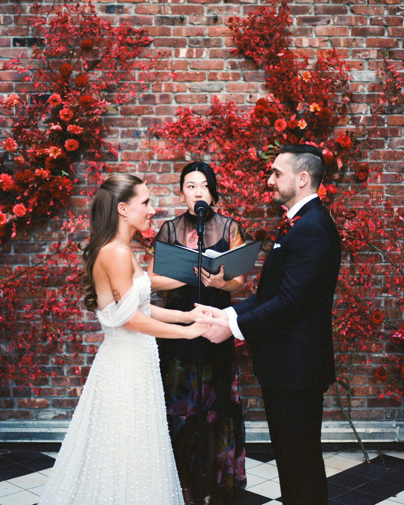 bold Brooklyn wedding at the Wythe