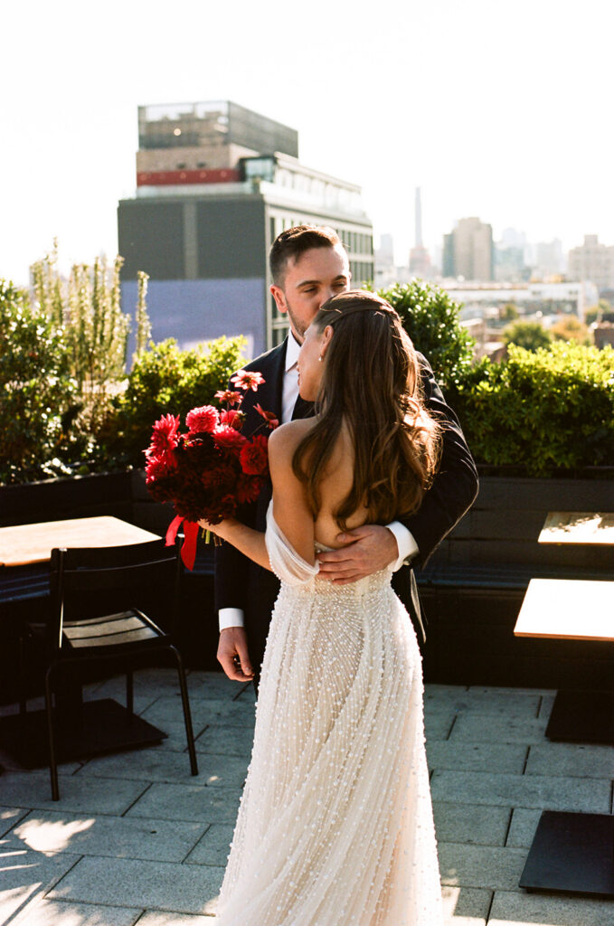 bold Brooklyn wedding at the Wythe