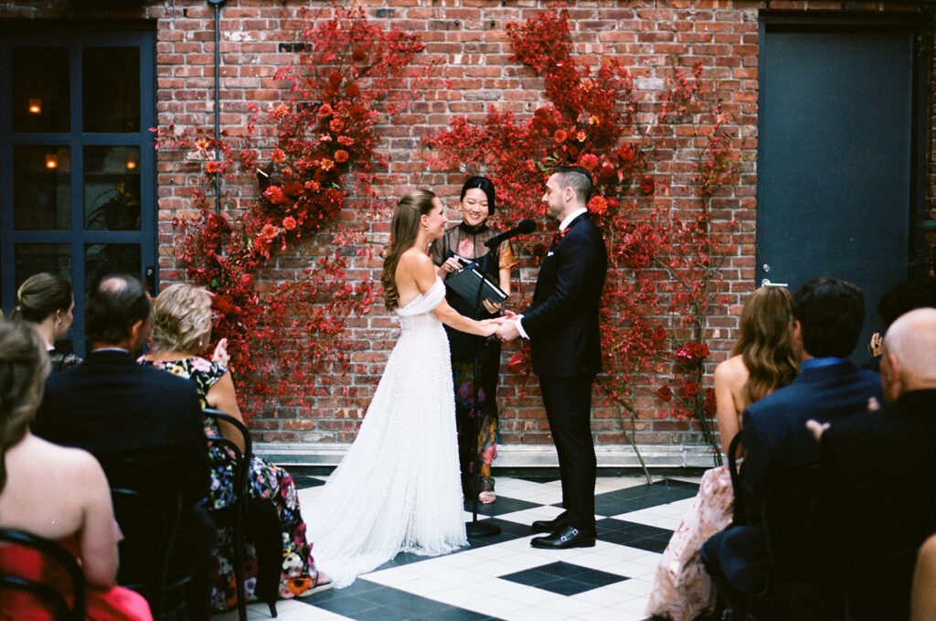 bold Brooklyn wedding at the Wythe