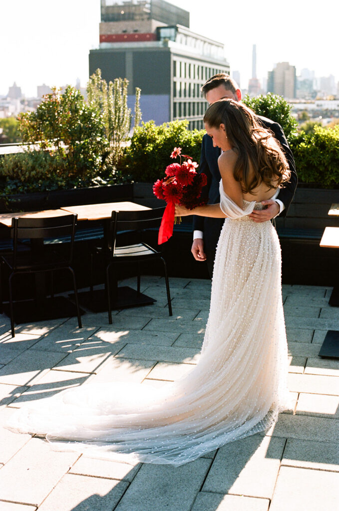 bold Brooklyn wedding at the Wythe