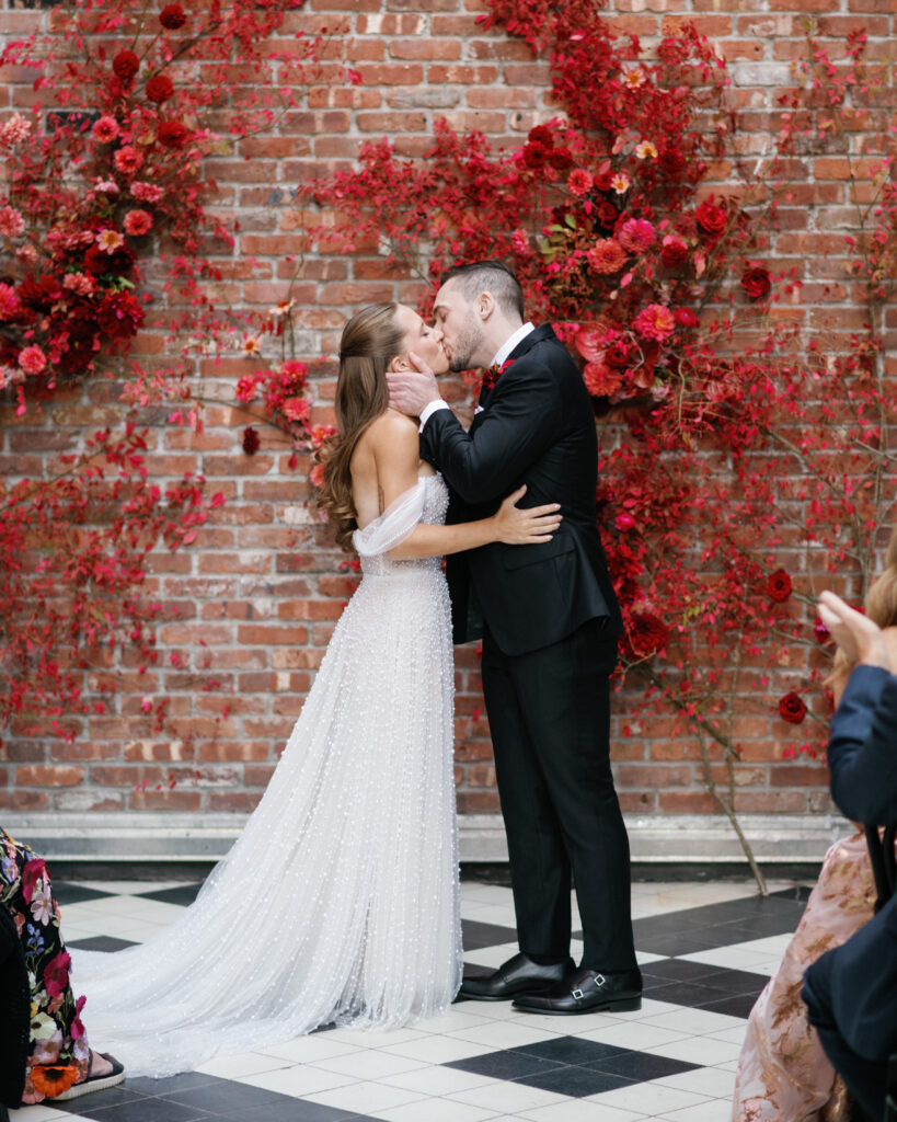 bold Brooklyn wedding at the Wythe