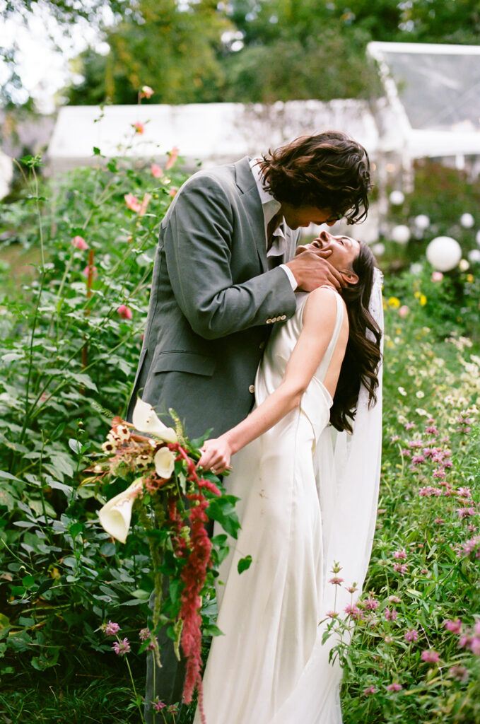 backyard wedding outside Boston