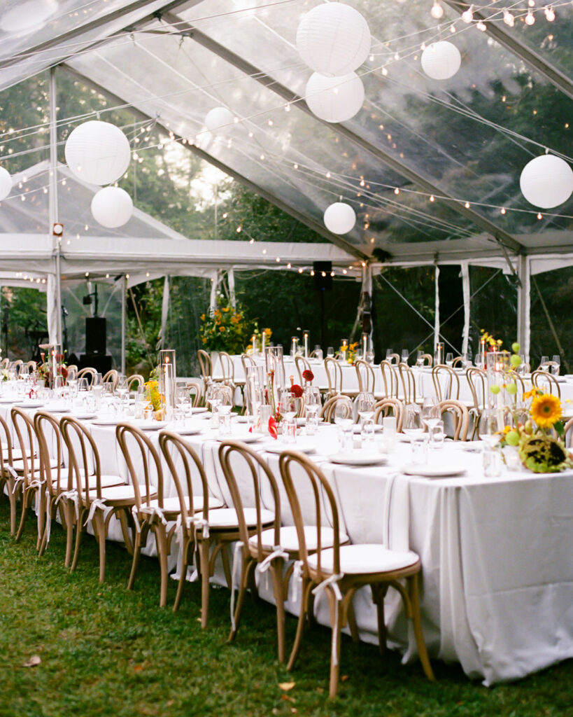backyard wedding outside Boston