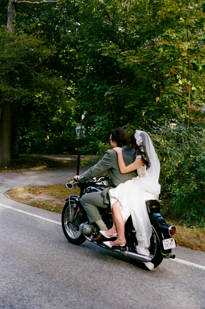 backyard wedding outside Boston