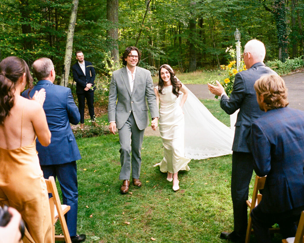 backyard wedding outside Boston
