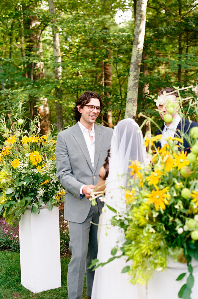 backyard wedding outside Boston