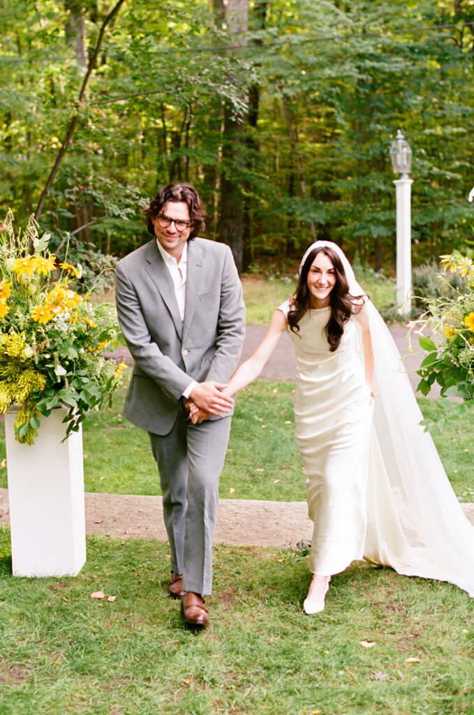 backyard wedding outside Boston