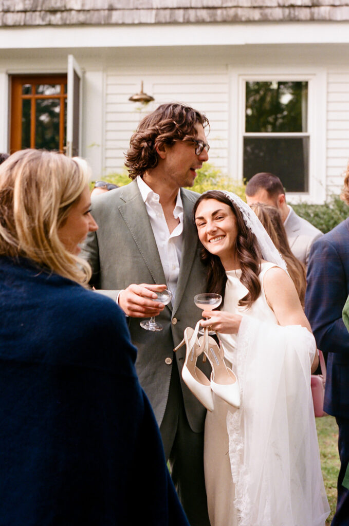 backyard wedding outside Boston