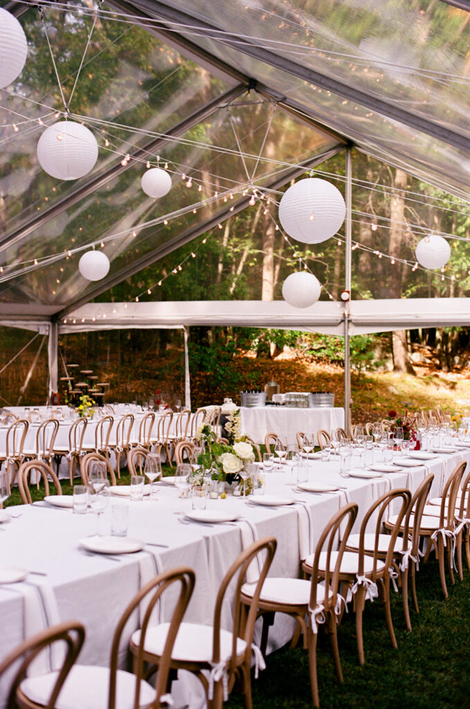 backyard wedding outside Boston