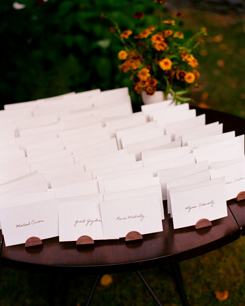 backyard wedding outside Boston