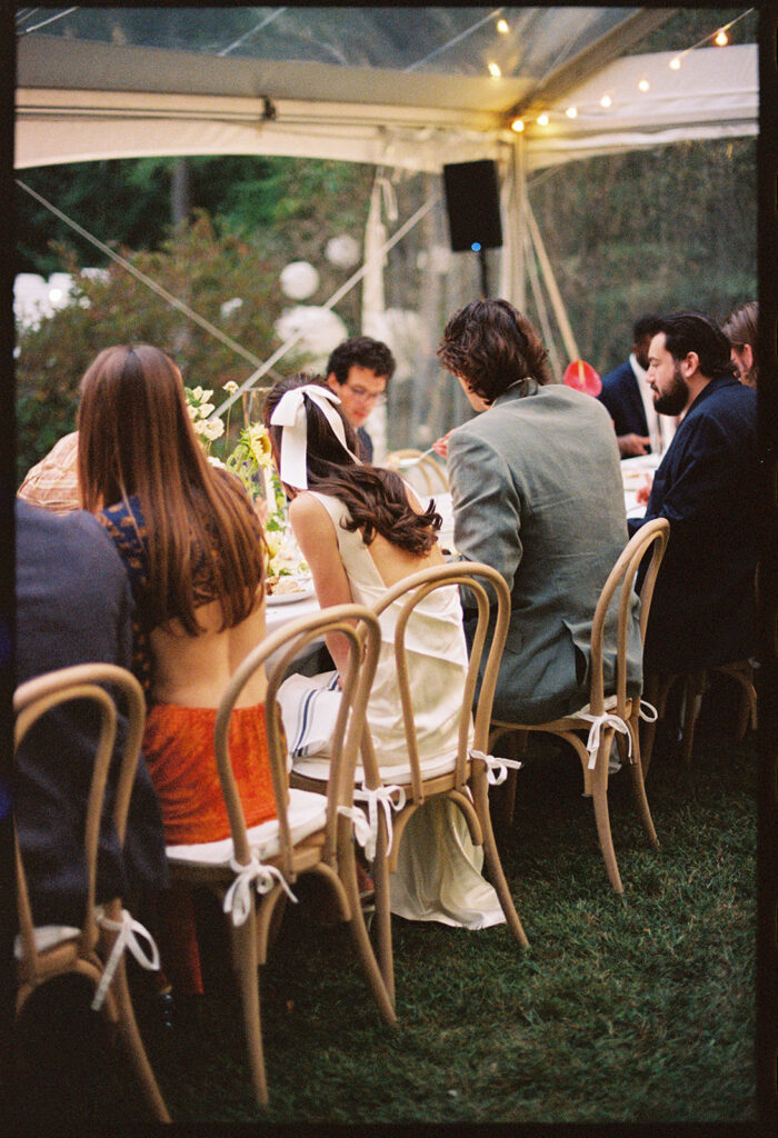 backyard wedding outside Boston