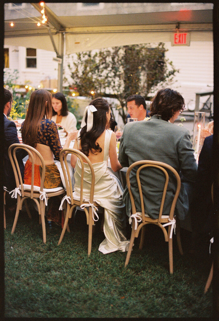 backyard wedding outside Boston