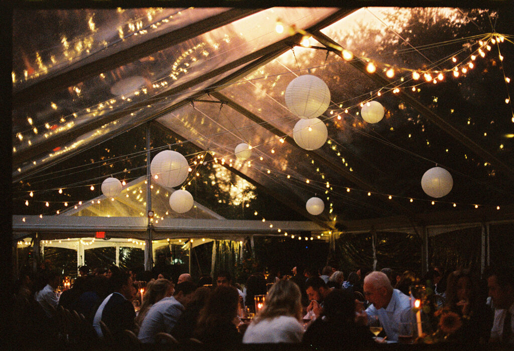 backyard wedding outside Boston
