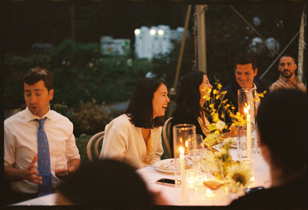 backyard wedding outside Boston