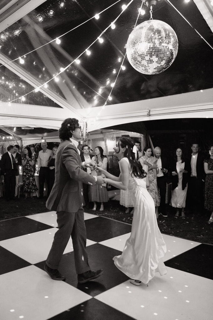 backyard wedding outside Boston