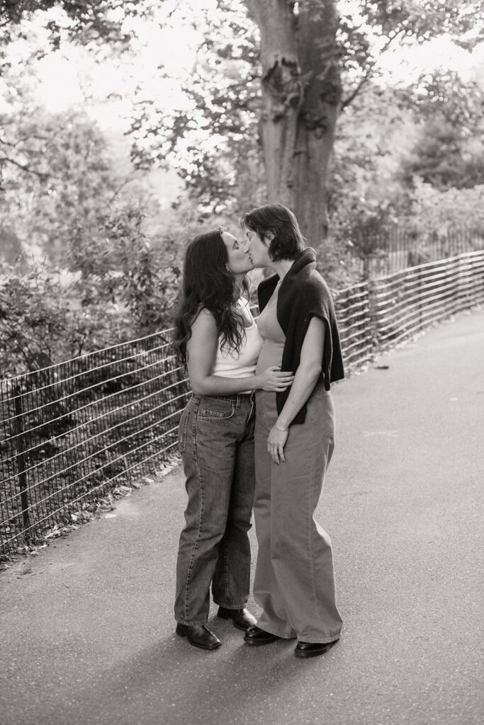 Laid-Back Brooklyn Engagement Photos | Alex & Eilis